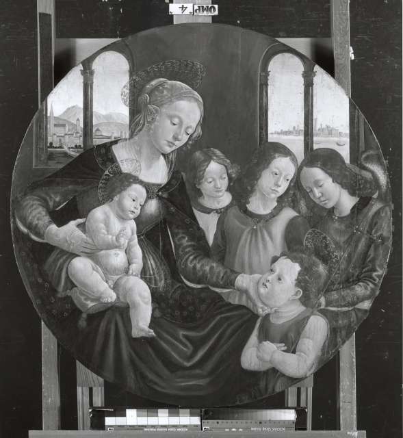 Christie's — Mainardi Bastiano - sec. XV - Madonna con Bambino, san Giovannino e tre angeli — insieme